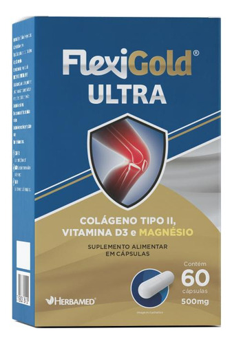 Kit Herbamed Flexigold Ultra Com 3 Un De 60 Cápsulas Cada