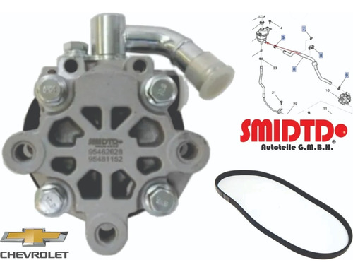 Bomba Direccion Hidrau Polea Banda Chevrolet Trax 1.8 13-17