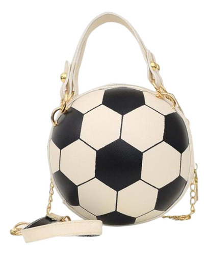 C Elegante Bandolera Con Forma De Balón De Fútbol, Monedero,