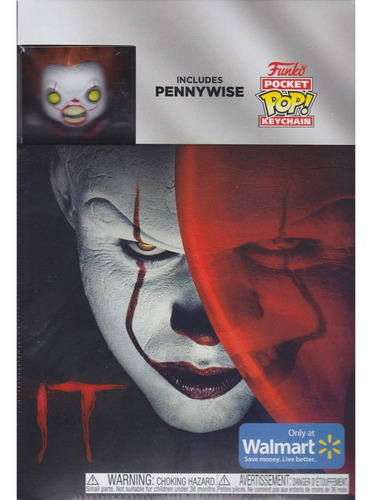 Funko Pocket Pop Keychain Pennywise It Dvd Walmart Exclusive (Usado)