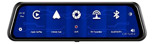 Espejo Retrovisor Dvr Doble Cámara Reversa Delantera Hd 9.6