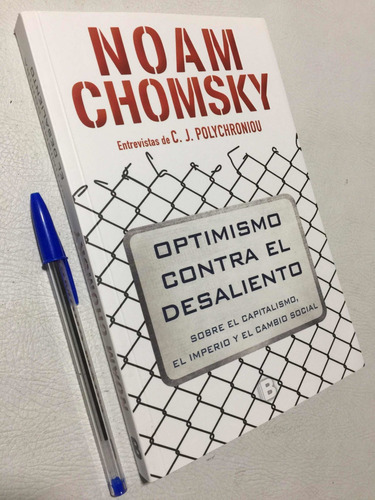 Optimismo Contra El Desaliento. Noam Chomsky. Libro Nuevo