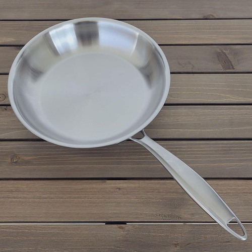 Gs Sartén De Acero Inoxidable Sólida Para Cocinas De Pequeño