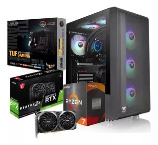 Torre Gamer Amd Ryzen 7 5700x Ddr4 32gb Ssd 1tb Rtx 3050 8gb