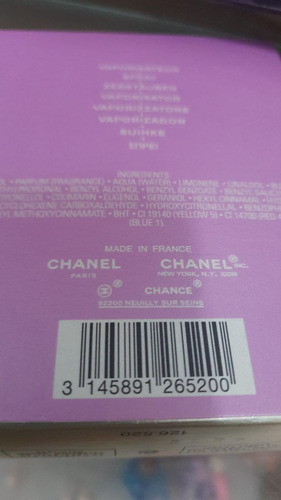 Chanel Chance Edp 100ml Para Mujer