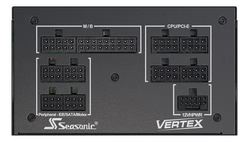 Fuente De Poder Seasonic Vertex Gx-750 750w 80 Gold, Atx 3