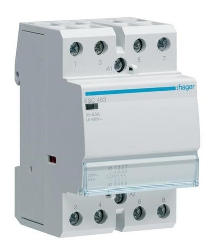 Hager Esc463 Contactor 4na 63a 230v