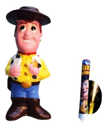 Woody Vela Cumpleaños Fiesta Cera Toy Story Pastel