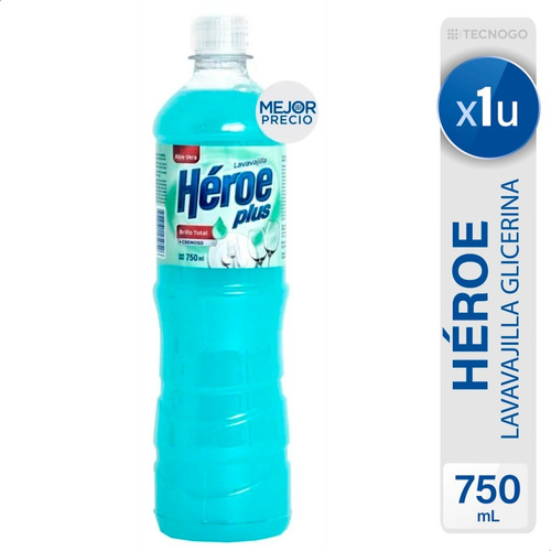 Detergente Lavavajillas Heroe Plus Aloe Vera - Mejor Precio