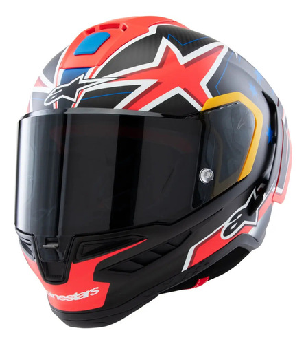 Capacete Top Speed Alpinestars Supertech Sr10 R10 J. Miller