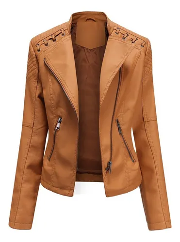Chamarra color camel sales