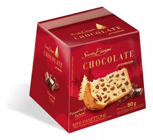 Panettone Goumert Gotas Chocolate Belga Legitimo Fofinho Org