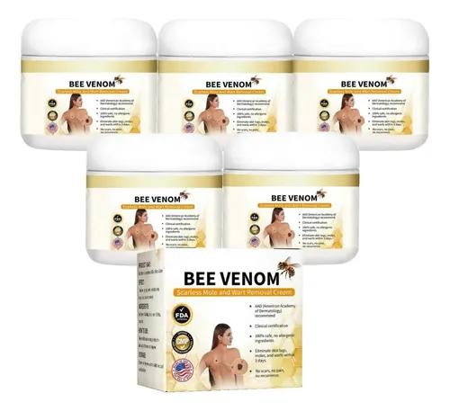 5×crema Para Eliminar Etiquetas Veneno Abeja