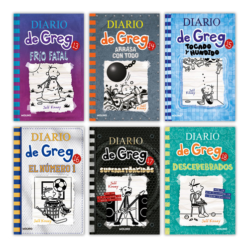 Pack Diario De Greg (libros 13 A 18) - Jeff Kinney