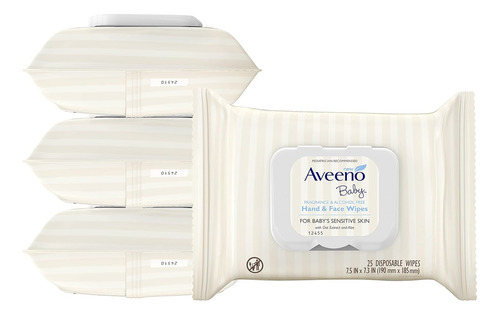 Aveeno Toallitas Limpiadoras E Hidratantes Para Manos Y Cara