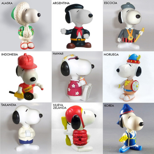Figuras Snoopy World Tour