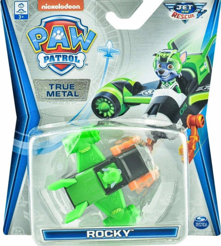 Paw Patrol Jet To The Rescue True Metal Rocky Spin Master