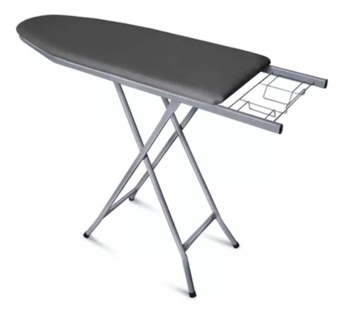 Tábua De Passar Roupa Mesa Passadeira Extra Forte Cinza Top