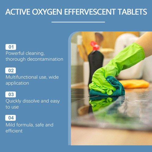 Tabletas Limpiadoras Y Full Clean Active Oxygen Stains And D