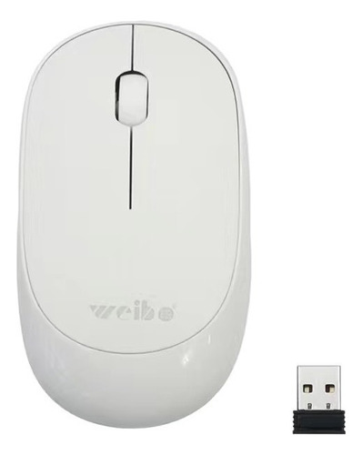 Raton/mouse Inalambrico Para Computador Rf-2822 Color Blanco