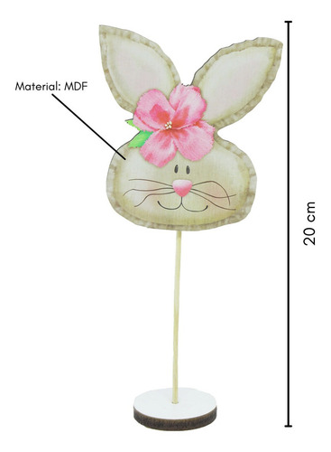Enfeite De Páscoa Para Cesta - Coelho Da Páscoa Decoração