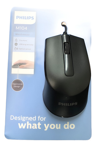 Mouse Com Fio Usb - Sensor Óptico - 3 Botoes