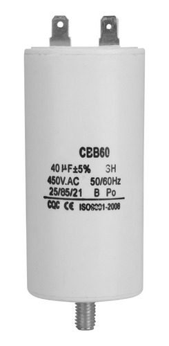 Cbb60 450 V 40uf Bomba De Agua Condensador Para Lavadora 50/