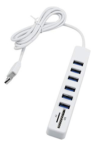 Hub Usb 2.0 Multi Cotchear 6 Puertos - Alta Velocidad,