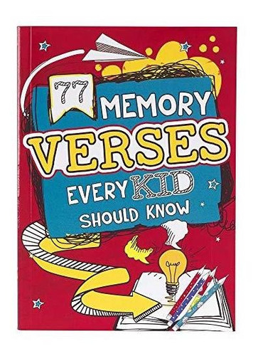 Book : 77 Memory Verses Every Kid Should Know - Christian..