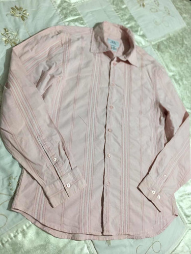 Armani Exchange Camisa Casual Para Caballero Talla L Rosa