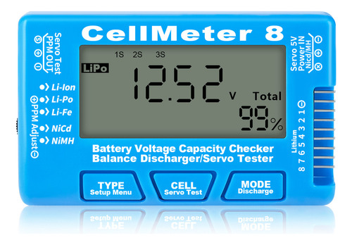 Instrumento Eléctrico De Medición De Cantidades Li-ion Lipo