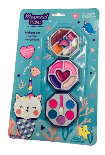 Set Maquillaje Infantil Octogonal Triple Blis Ar1 1808