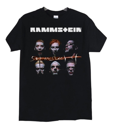 Polera Rammstein Sehnsucht All Faces Rock Abominatron