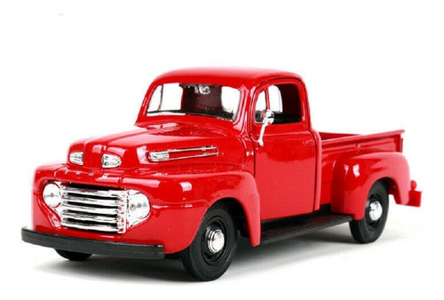 Camioneta Maisto 1948 Ford F-1 Roja 1/25 Diecast Modelo Q1