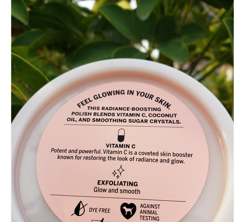 Victoria's Secret Coco Peach Body Scrub Exfoliante Corporal Fragancia Coco Durazno