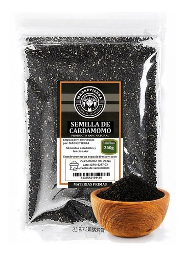 Semilla De Cardamomo X250g (sin Vaina) - Kg a $163