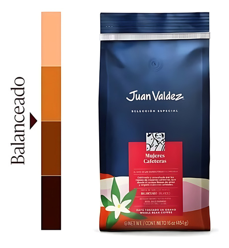 Café Juan Valdez Mujeres Cafeteras Grano 454gr