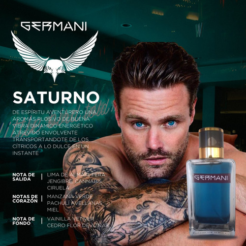 Germani | Saturno Eau De Perfum Aroma Dulce Frutal 