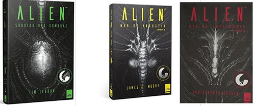 Kit 3 Livros Alien Surgido Das Sombras Mar De Angustia Rio 