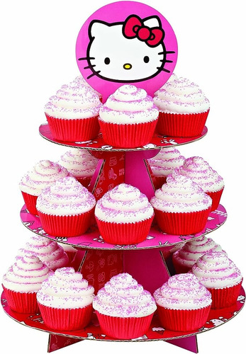 Porta Cupcakes Ponquesitos: Hello Kitty, Mickey, Elmo (8 $)