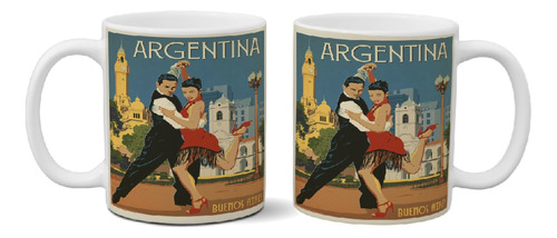 Taza De Cerámica Turismo Tango Argentina Exclusiva Articulo6