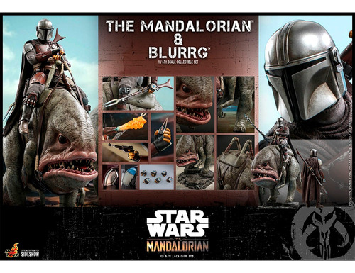 Mandalorian & Blurrg 1:6 Set (hot Toys)