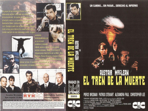 El Tren De La Muerte Vhs Pierce Brosnan Vhs Sin Caratula