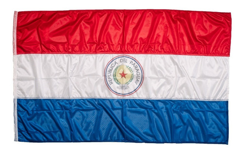 Bandera De Paraguay De 1,5 X 0,90 Metros  Con Envio Gratis 