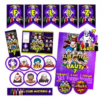 Comprar Kit Imprimible Personalizado Club Misterio Fede Vigevani