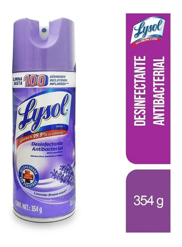 Spray Lysol Desinfectante Antibacterial Aerosol Mata Virus