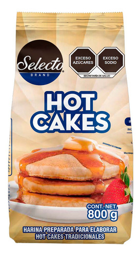 Harina para Hot Cakes Selecto 800g