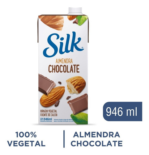 Silk Bebida Vegetal A Base De Almendra Chocolate 946 Ml