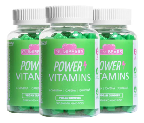 Pack Power Vitamins - Energía Para Quema De Grasa - 3 Meses