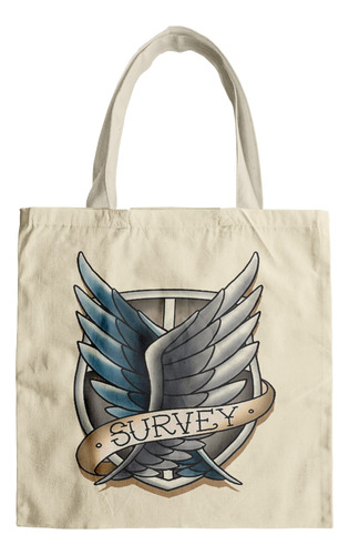 Bolsa Tela Tote Shingeki No Kyojin Attack On Titan Escudo 6